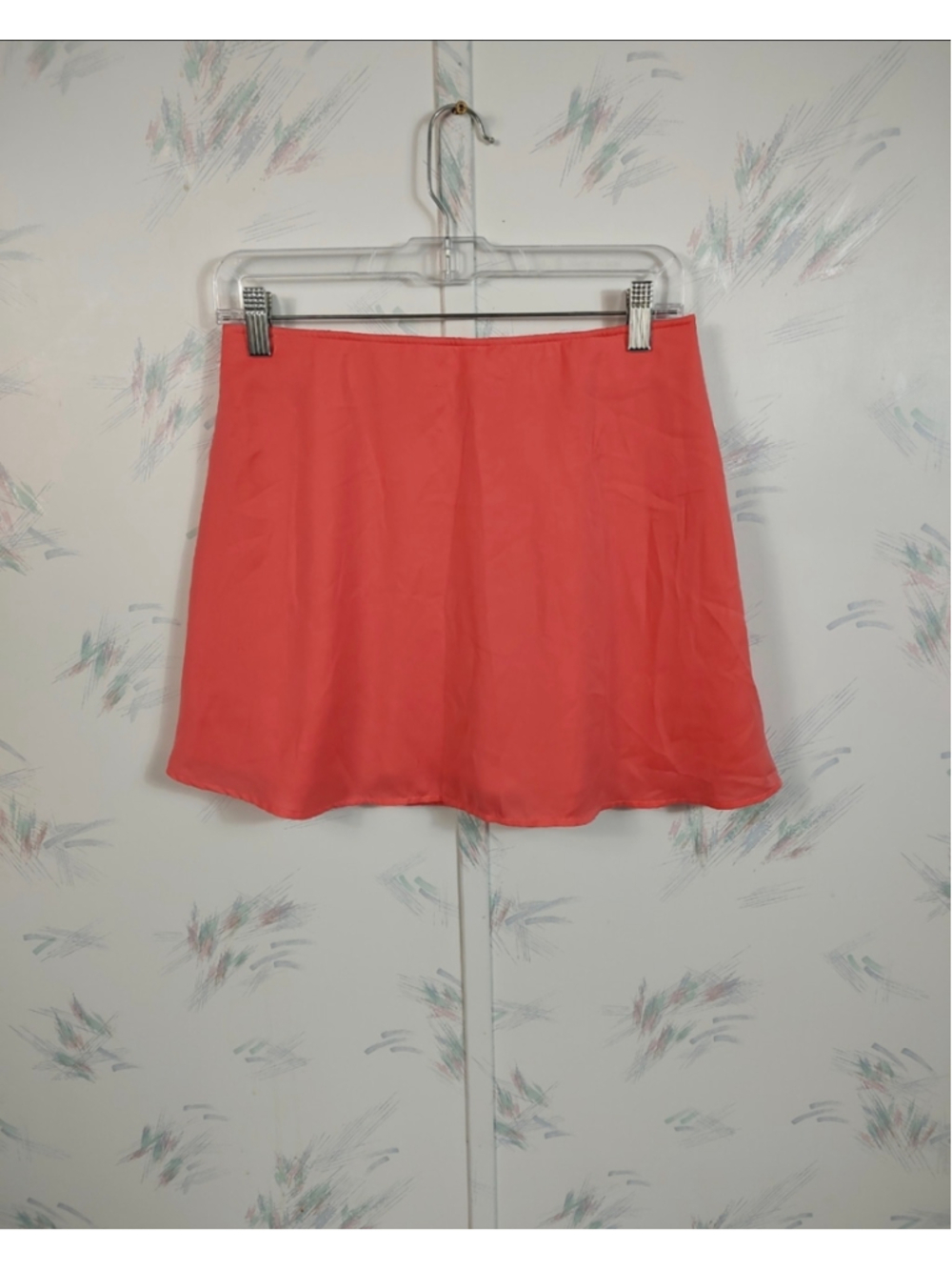 Women's American Eagle Mini Skirt Coral Flowy Size Small